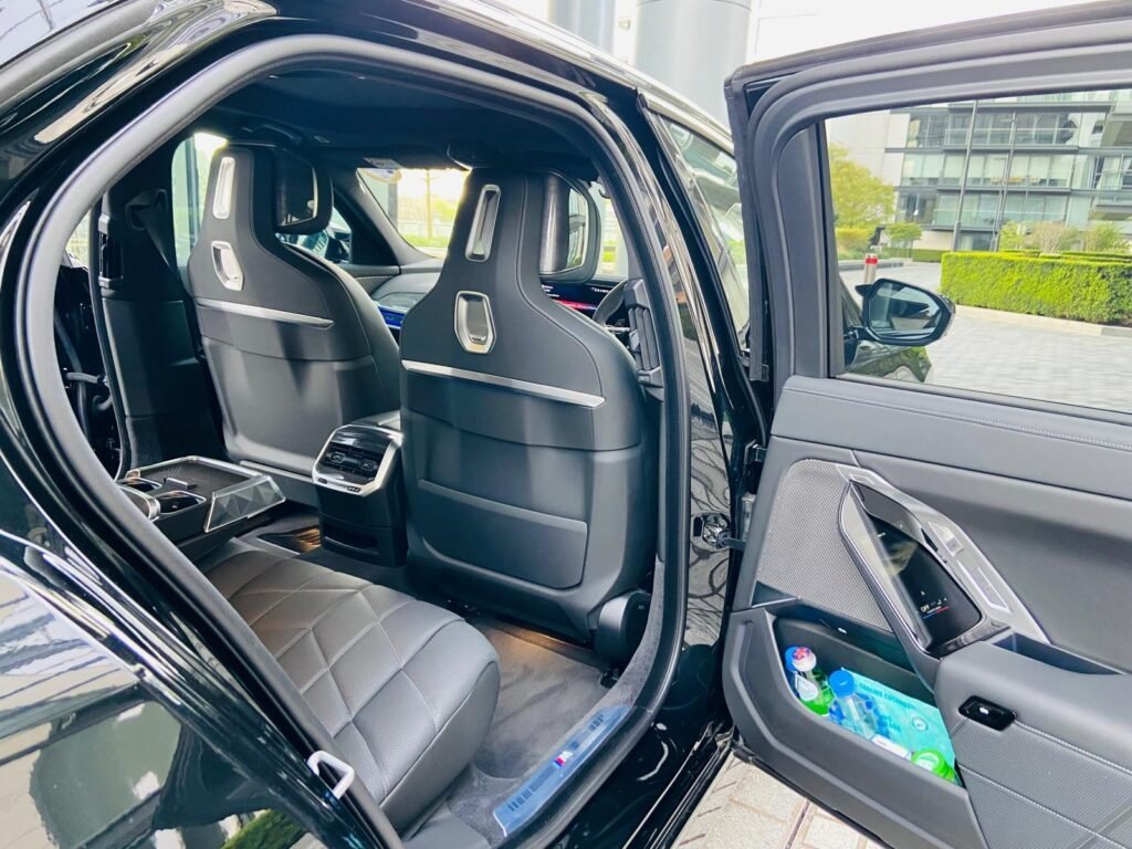 chauffeur car spacious interior