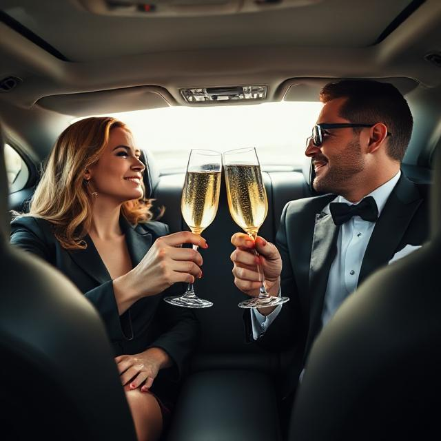 Valentine's day chauffeur service